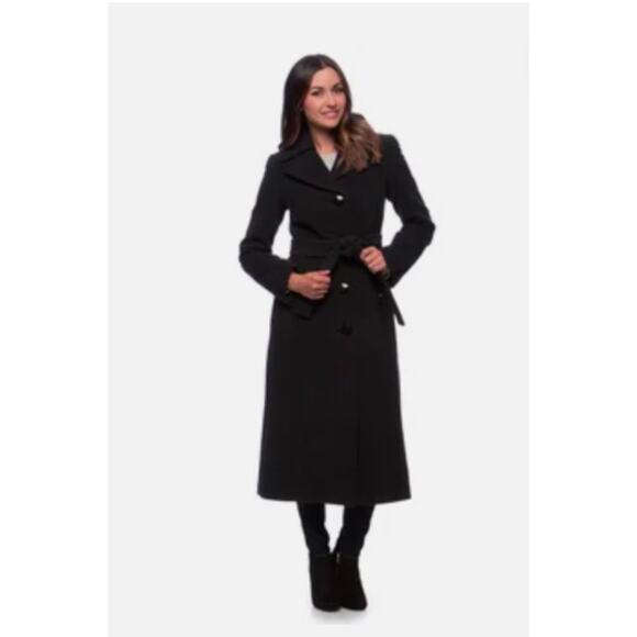 Ellen by Ellen Tracy Wool Coat with Tie Belt - Size 16 (NWT) BEAUTIFUL